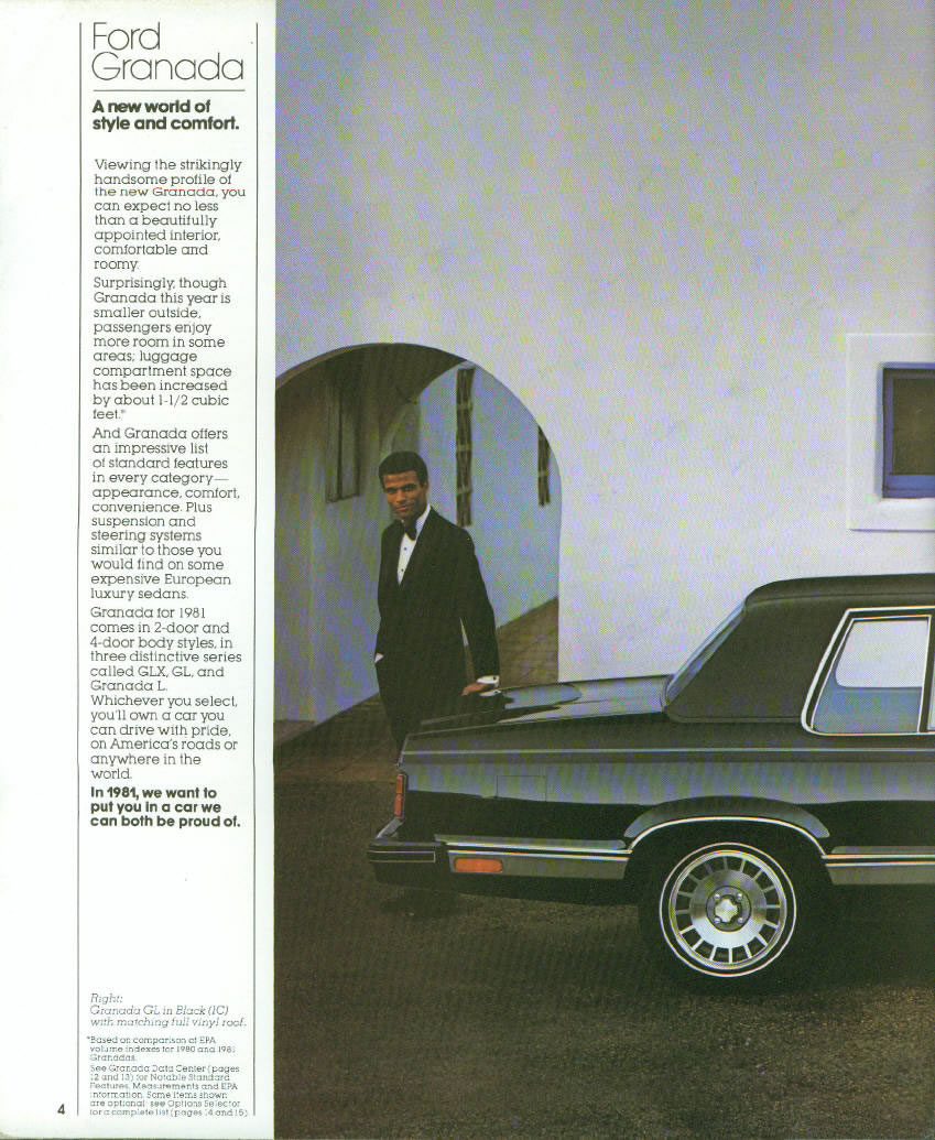 1981 Ford Granada Brochure Page 11